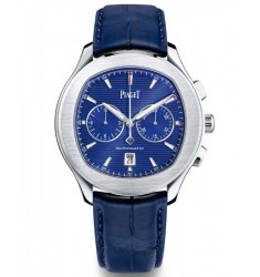Piaget Polo S Chronograph Automatic Blue Dial Men's Replica G0A43002