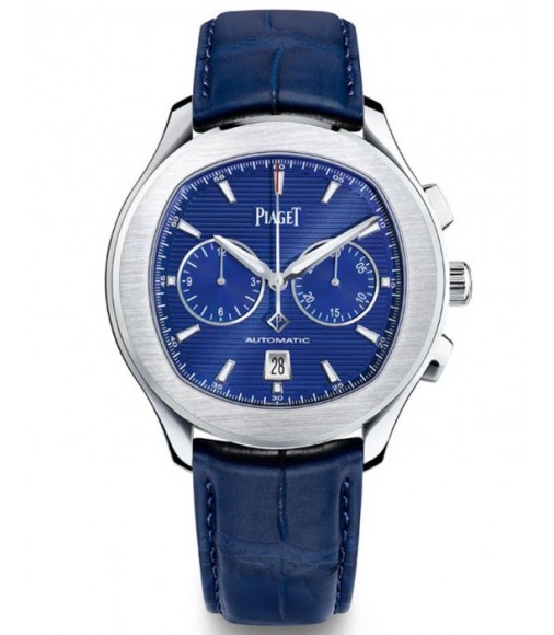 Piaget Polo S Chronograph Automatic Blue Dial Men's Replica G0A43002