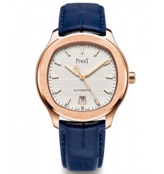 Piaget Polo S Automatic White Dial Men's 18kt Rose Gold Replica G0A43010