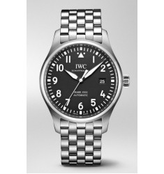 Fake IWC Pilot Mark Xviii Black Dial Steel Mens Watch Iw327015