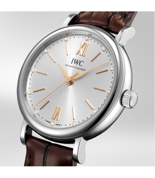 Fake IWC Portofino Automatic 34 Automatic Silver Dial Ladies Watch IW357403