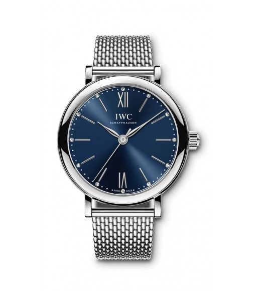 Replica IWC Portofino Automatic 34 Automatic Blue Dial Ladies Watch IW357404