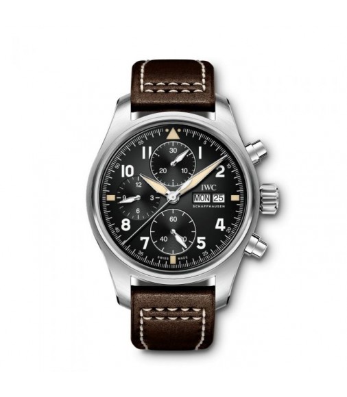 Copy IWC Pilots Stainless Steel Black Automatic IW387903