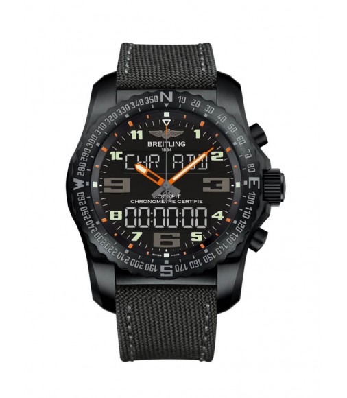 Breitling Professional Cockpit B50 VB5010A5/BD41/100W/M20BASA.1 Black Titanium Replica Watch