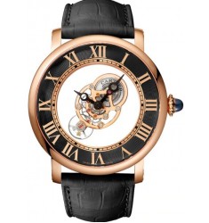 Rotonde De Cartier 43.5 mm Manual Pink Gold Replica Watch