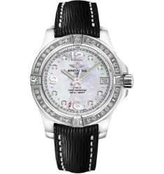 Breitling A7438953/A771/213X/A16BA.1 Colt 36 Diamond Bezel Sahara Strap Black Tang Replica Watch