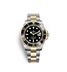 Copy Rolex Sea-Dweller Oystersteel 18 ct yellow gold M126603-0001