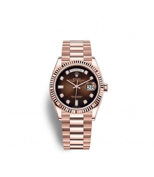 Rolex Day-Date 36 18 ct Everose gold M128235-0037 fake