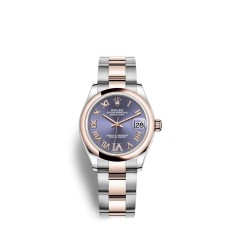 Replica Rolex Datejust 31 Oystersteel 18 ct Everose gold M278241-0019