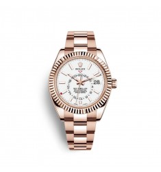 Copy Rolex Sky-Dweller 18 ct Everose gold M326935-0005