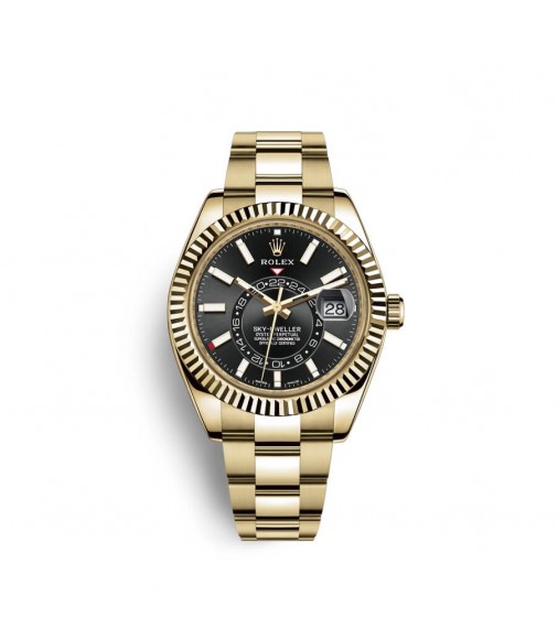 Replica Rolex Sky-Dweller 18 ct yellow gold M326938-0004