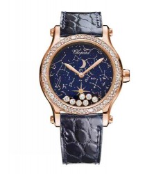 Replica Chopard Happy Sport Happy Moon 36.00 mm Rose Gold 274894-5001