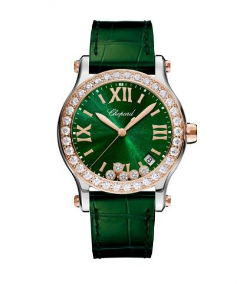 Replica Chopard Happy Sport Round Quartz 36mm Ladies 278582-6007