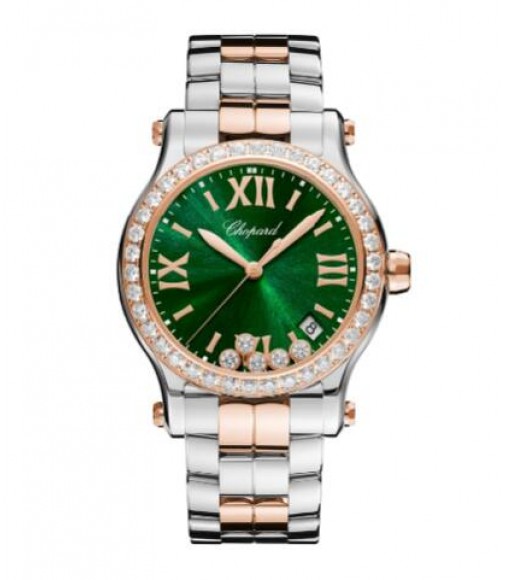 Fake Chopard Happy Sport Round Quartz 36mm Ladies 278582-6008