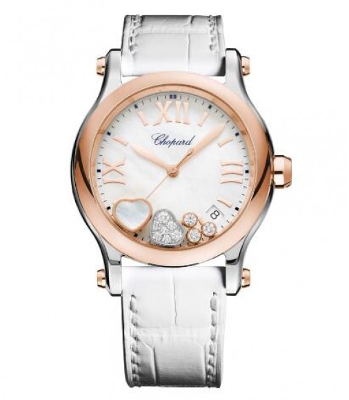 Fake Chopard Happy Sport Round Quartz 36mm Ladies 278582-6009