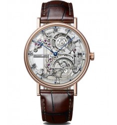 Copy Breguet Classique Complications Tourbillon Extra-Plat Squelette 5395BR/1S/9WU