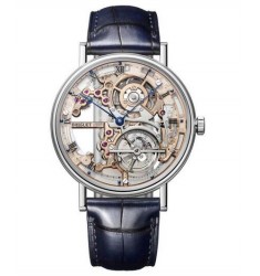 Copy Breguet Classique Tourbillon Extra-Plat Squellette 5395PT/RS/9WU