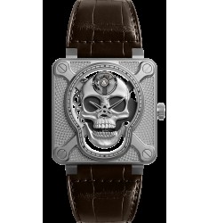 Copy BELL & Ross Instruments Laughing Skull BR01-SKULL-SK-ST men's watch