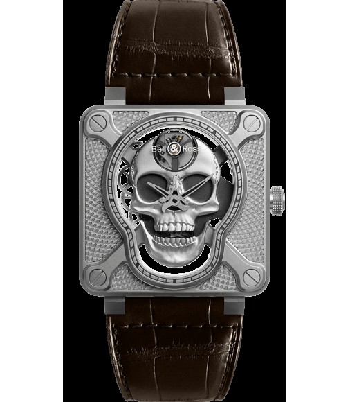 Copy BELL & Ross Instruments Laughing Skull BR01-SKULL-SK-ST men's watch