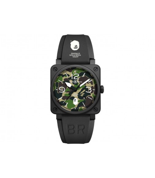 Copy Bell & Ross Instruments BR03-92 Green Camo BR0392-BAPE-GN-CE