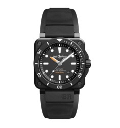 Copy Bell & Ross Instruments BR 03 92 Diver Black Ceramic BR0392-D-BL-CE/SRB