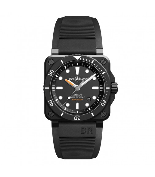 Copy Bell & Ross Instruments BR 03 92 Diver Black Ceramic BR0392-D-BL-CE/SRB