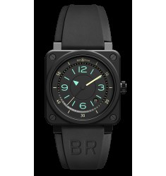 Copy Bell & Ross Instruments Bi-Compass Men's BR0392-IDC-CE/SRB