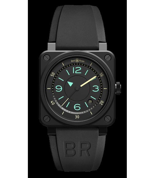 Copy Bell & Ross Instruments Bi-Compass Men's BR0392-IDC-CE/SRB