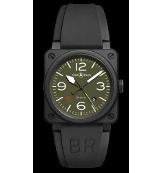 Copy Bell & Ross Aviation Ceramic BR03-92 MILITARYTYPE