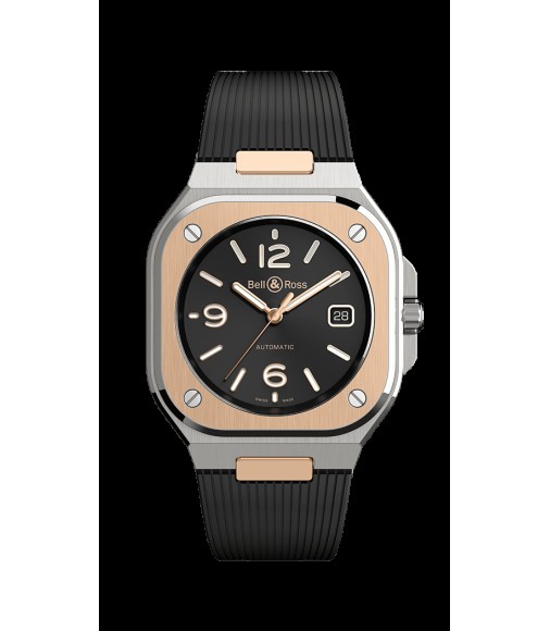 Copy Bell & Ross BR05A-BL-STPG/SRB BR 05 Black Steel and Gold Watch