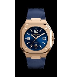 Copy Bell & Ross BR 05 40mm Steel Blue Dial Men's BR05A-BLU-PG-SRB