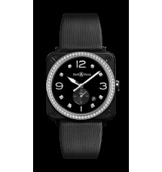 Copy Bell & Ross BR S Black Ceramic Diamonds 39mm BRS-BL-CES-LGD/SSA