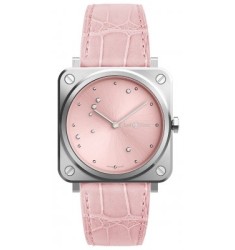 Copy Bell & Ross Instruments BR-S Quartz Pink Diamond Eagle BRS-EP-ST/SCR