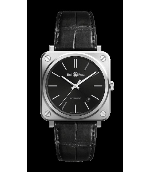 Copy Bell & Ross Br S-92 Black Steel BRS92-BLC-ST/SCR