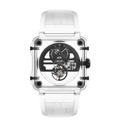 Copy Bell & Ross BR-X1 Tourbillon Skeleton Tourbillon Sapphire Black Watch