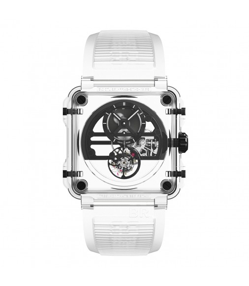 Copy Bell & Ross BR-X1 Tourbillon Skeleton Tourbillon Sapphire Black Watch