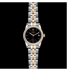 Copy Tudor Glamour Date 36 Steel / Yellow Gold / Champagne/ Strap m55003-0007