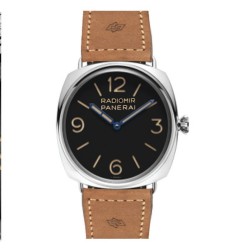 Fake Panerai Radiomir 3 Days Acciaio 47 mm Manual-winding Black Dial Men's PAM00720