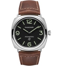 Replica Radiomir Base 3 Days 45MM Black Dial Strap Men's