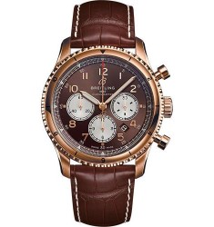 Copy Breitling Aviator 8 B01 Chronograph 43 Red Gold RB0119131Q1P2