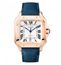 Replica Cartier Santos de Cartier Large 18ct Pink Gold WGSA0018