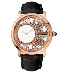 Replica Cartier Rotonde Mysterious Hour Skeleton Men’s WHRO0060