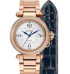 Fake Cartier Pasha De Cartier 35mm Rose Gold WJPA0013