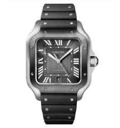 Fake Cartier Santos De Cartier Automatic 39.8mm Steel WSSA0037