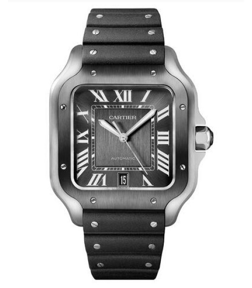 Fake Cartier Santos De Cartier Automatic 39.8mm Steel WSSA0037