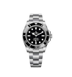 Copy Rolex Submariner Oystersteel Black Cerachrom Bezel Watch