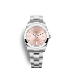 Copy Rolex Oyster Perpetual 34 Pink Dial Oyster Watch