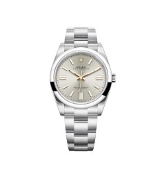 Copy Rolex Oyster Perpetual 41 Silver Dial Oyster Watch