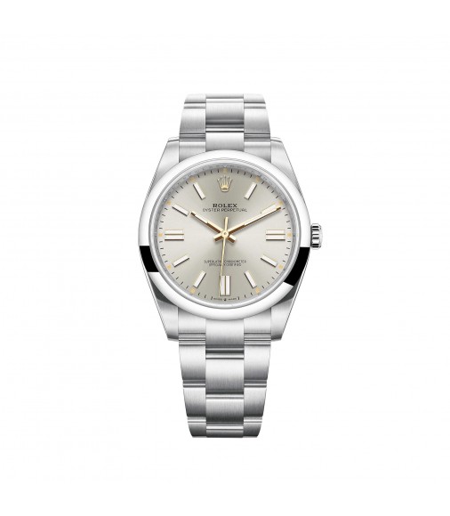 Copy Rolex Oyster Perpetual 41 Silver Dial Oyster Watch