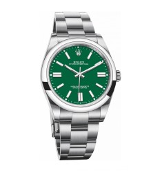 Copy Rolex Oyster Perpetual 41 Green Dial Oyster Watch
